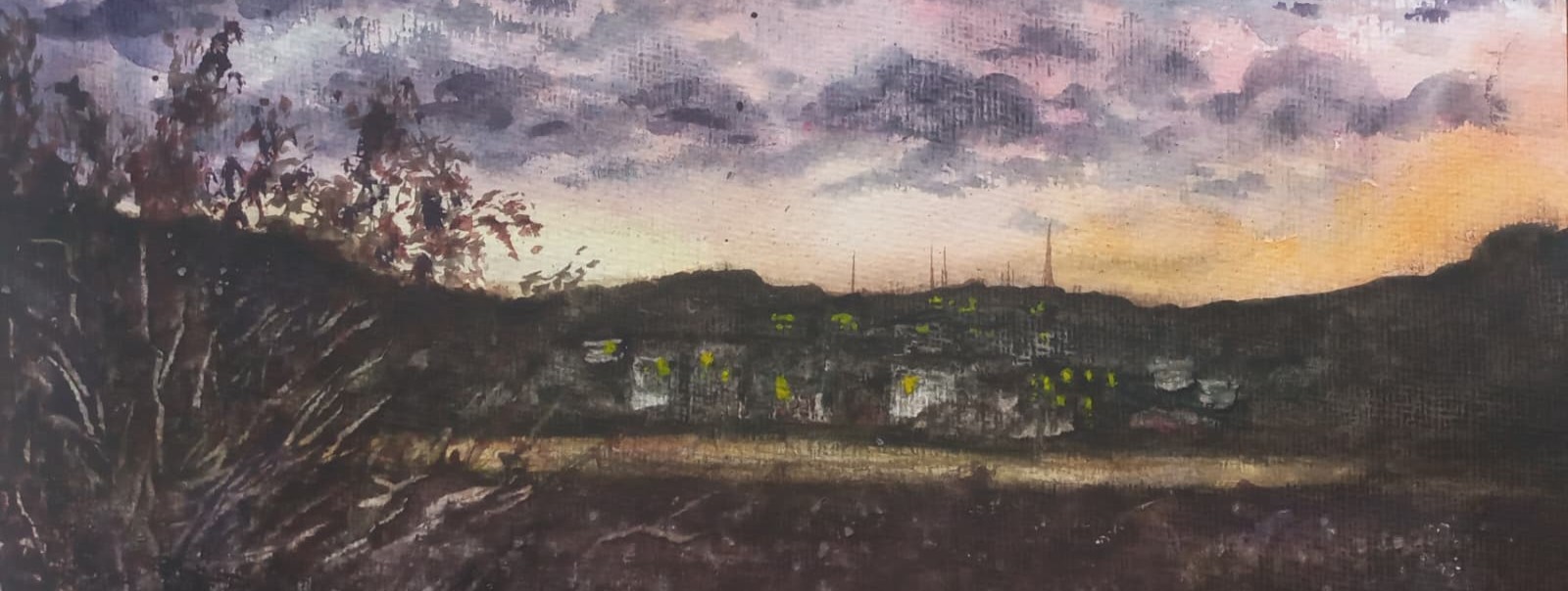 Watercolor painting by Yağmur Akbulut Atılgan